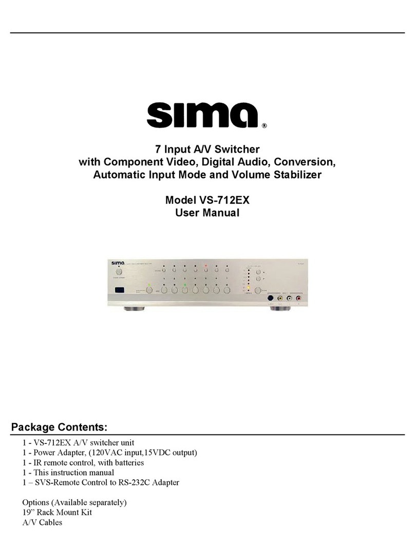 Sima VS-712 EX User manual