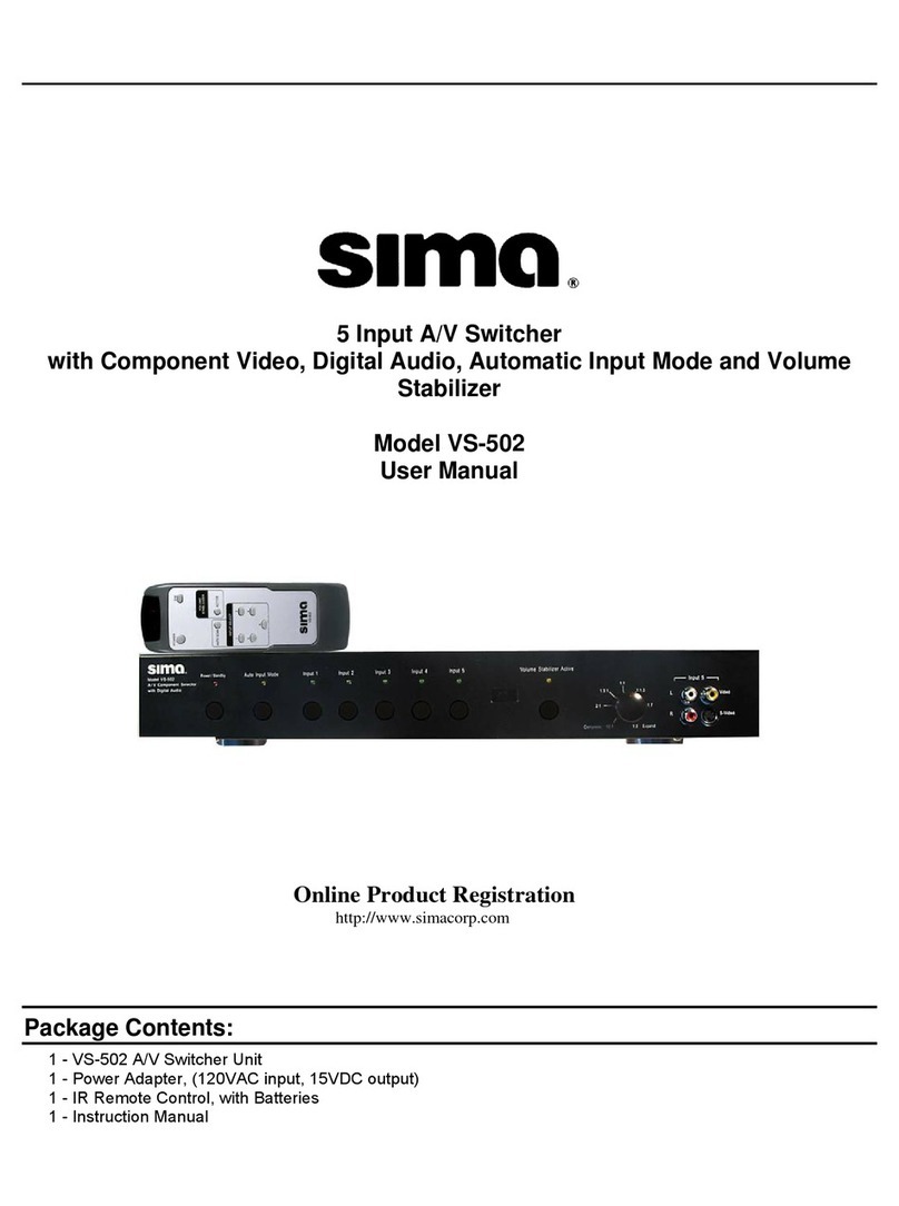 Sima VS-502 user manual