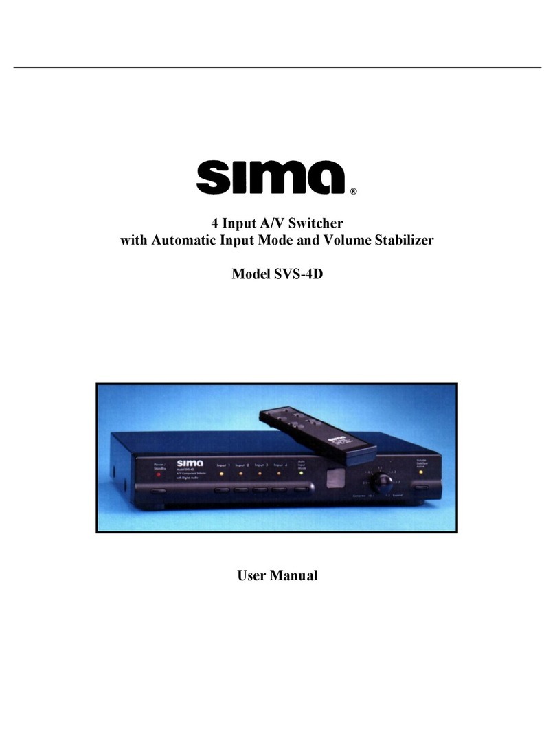 Sima SVS-4D user manual