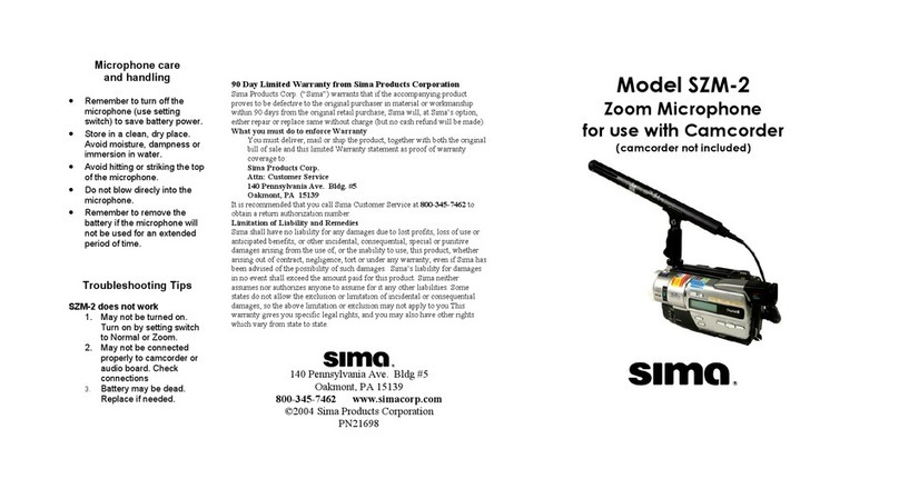 Sima SZM-2 user guide