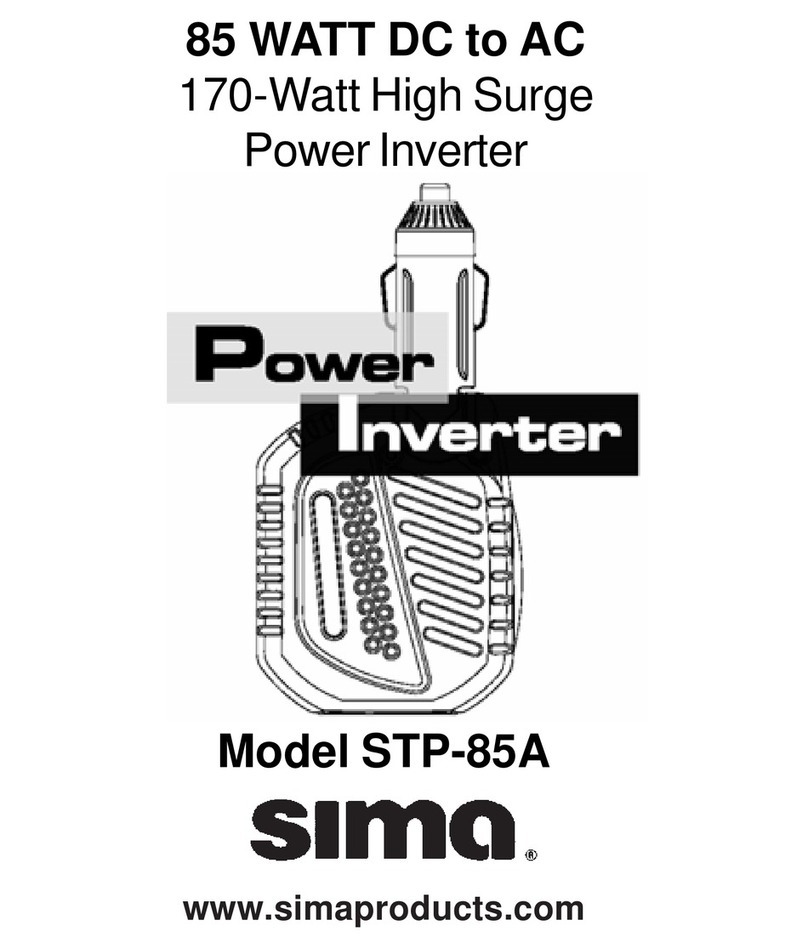 Sima STP-85A User manual