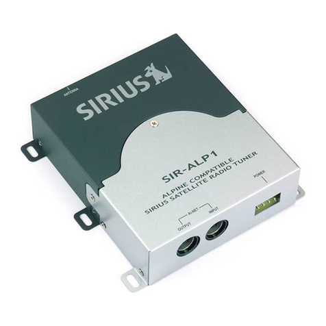 Sirius Satellite Radio SIR-ALP1 installation guide
