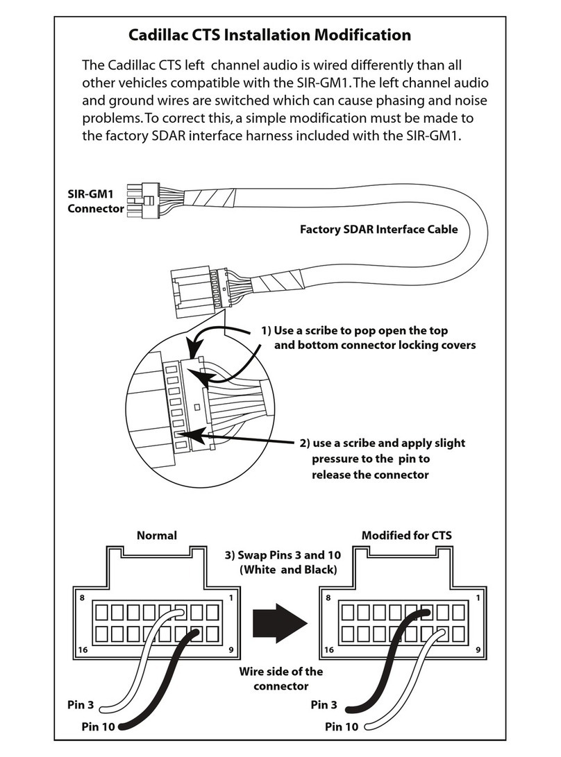 Sirius Satellite Radio SIR-GM1 supplementary guide