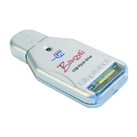 SimpleTech BONZAI STI-USB2SD/1GB User manual