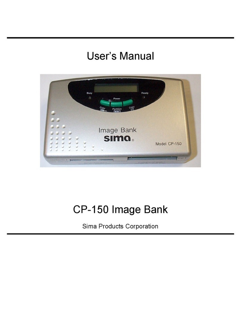 Sima Image Bank CP-150 user manual