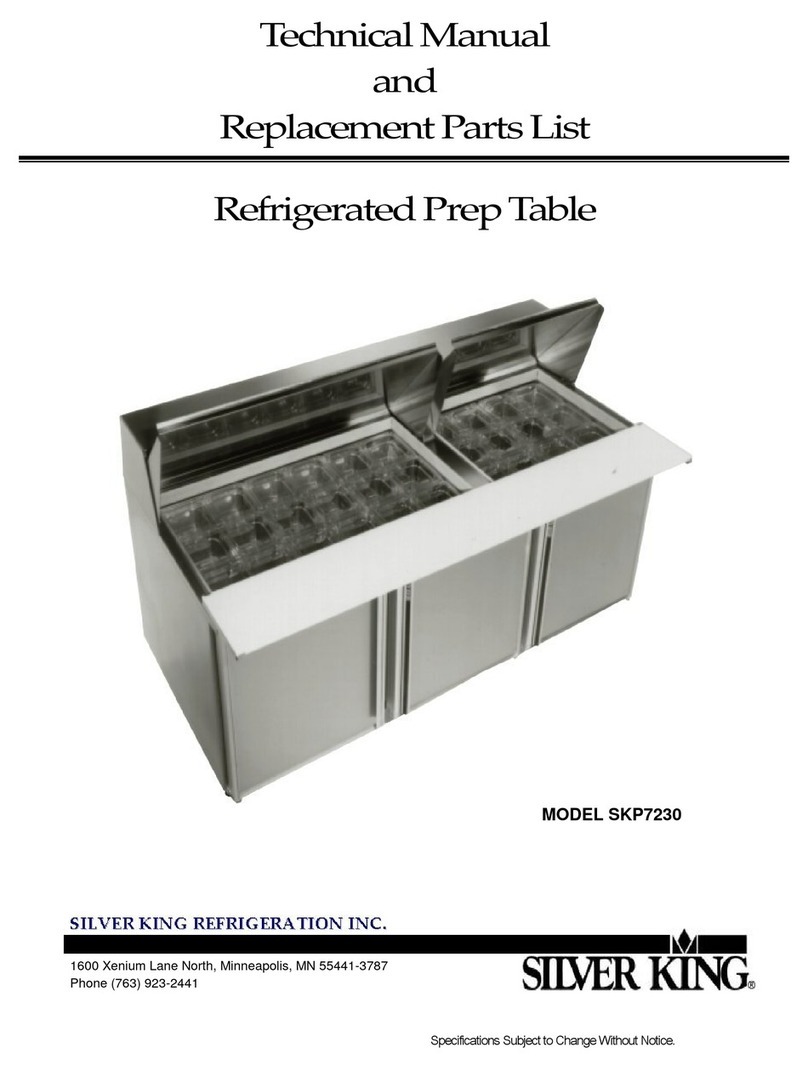 Silver King SKP7230 Technical manual and replacement parts list