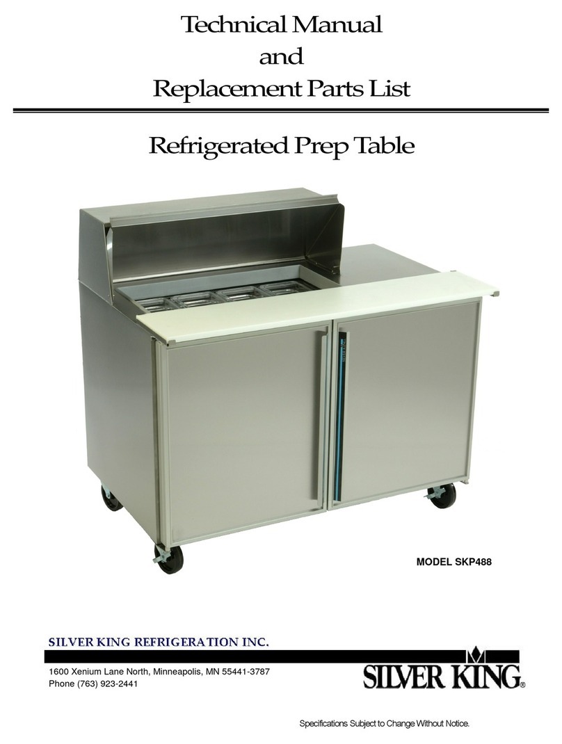 Silver King SKP488 Technical manual and replacement parts list