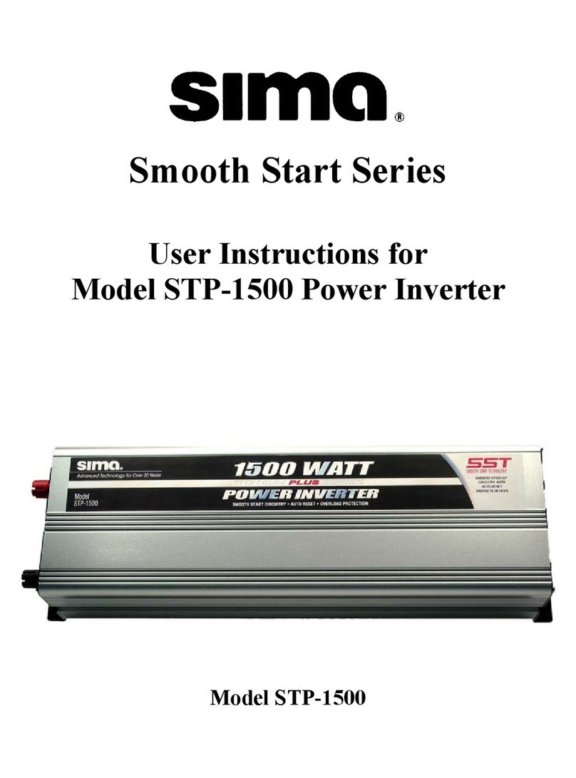 Sima STP-1500 User instructions