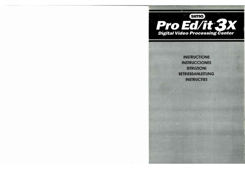 Sima Pro Ed/it 3X user manual