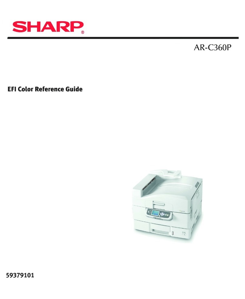 Sharp AR-C360P User manual