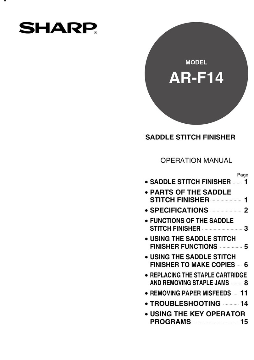 Sharp AR-F14 User manual