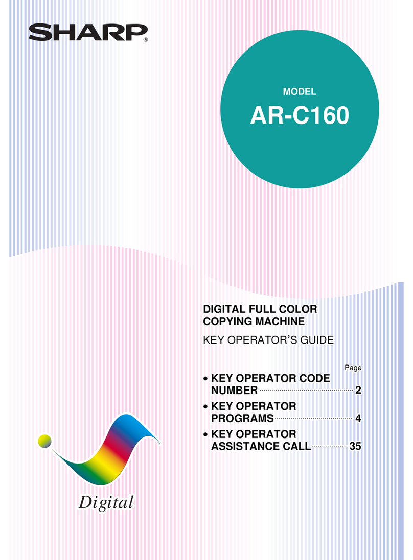 Sharp AR-C160 Manual
