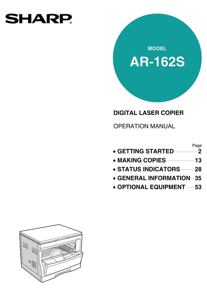 Sharp AR-162S Operation manual