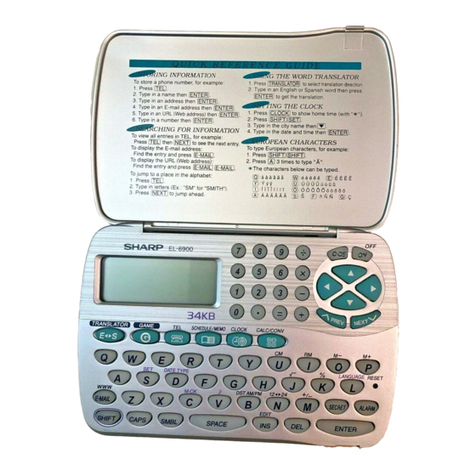Sharp EL-6900 User manual Sharp EL-6900 User manual