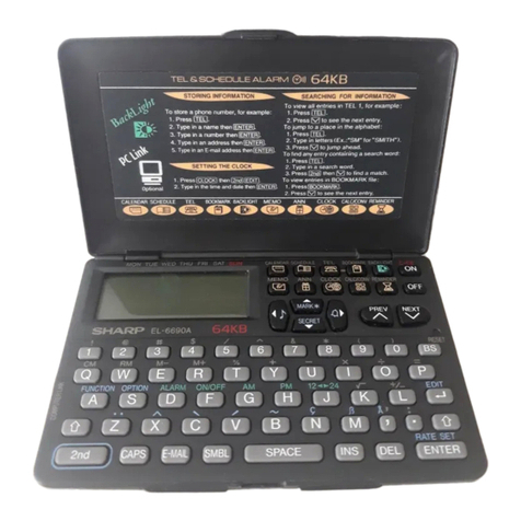 Sharp EL-6660 Operation manual