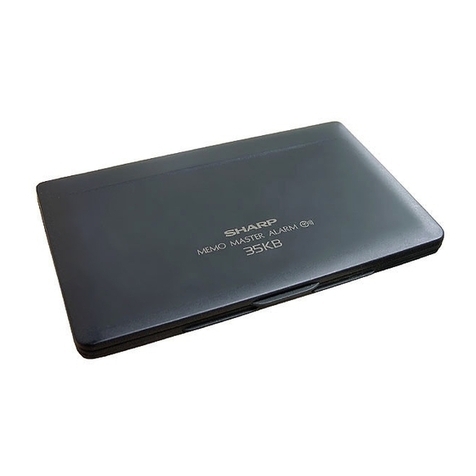Sharp EL-6620 User manual