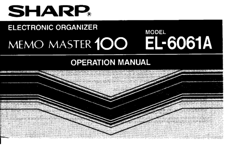 Sharp EL-6061A User manual Sharp EL-6061A User manual