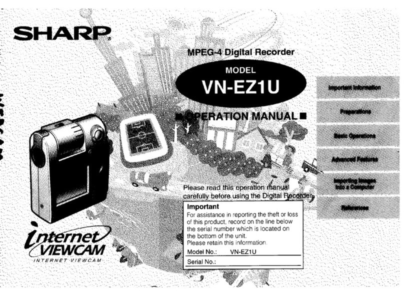 Sharp VN-EZ1U User manual Sharp VN-EZ1U User manual