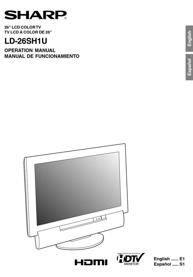 Sharp LD-26SH1U User manual Sharp LD-26SH1U User manual