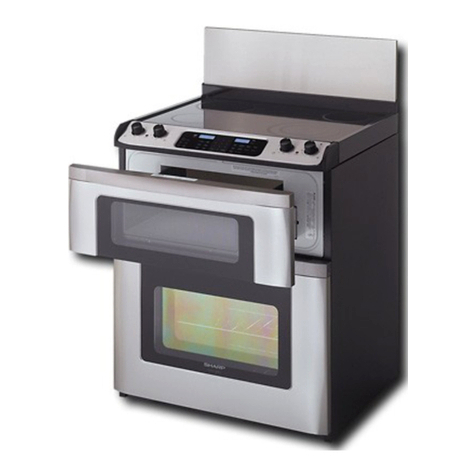 Sharp KB3401LK - 30 Inch Electric Range User manual