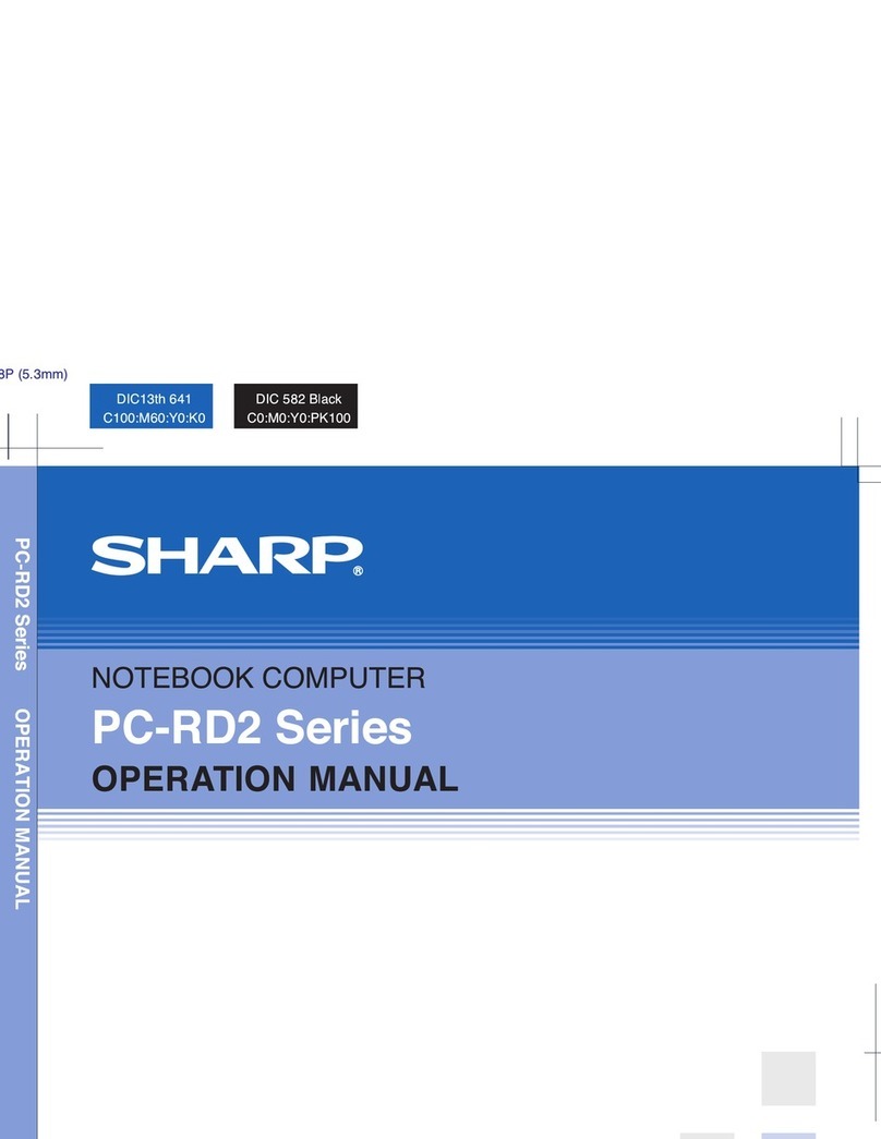 Sharp Actius PC-RD20 User manual