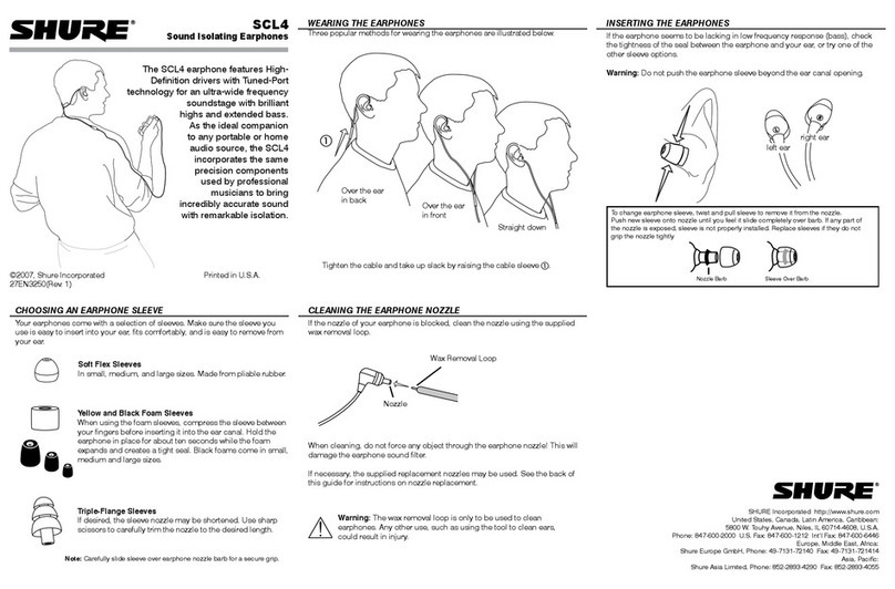 Shure SCL4 user guide