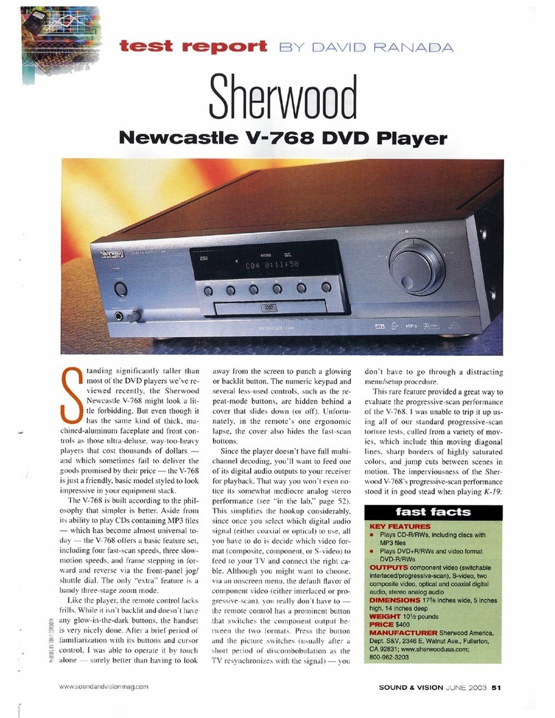 Sherwood Newcastle V-768 brochure