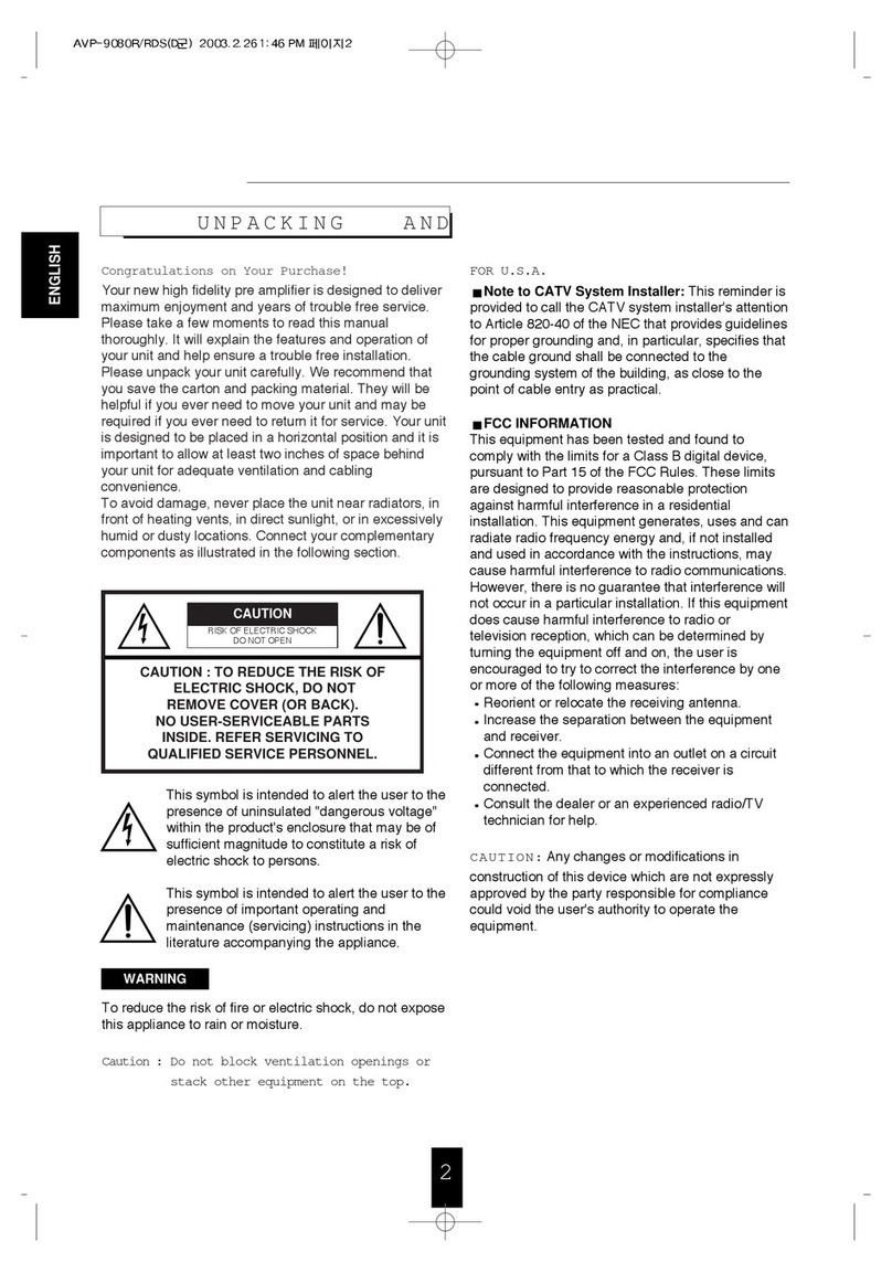 Sherwood AVP-9080 user guide