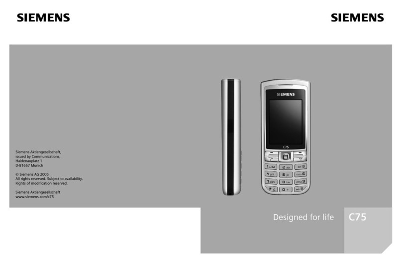 Siemens C75 User manual