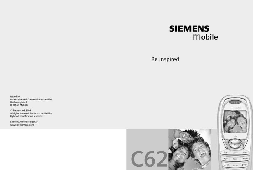 Siemens C62 user guide