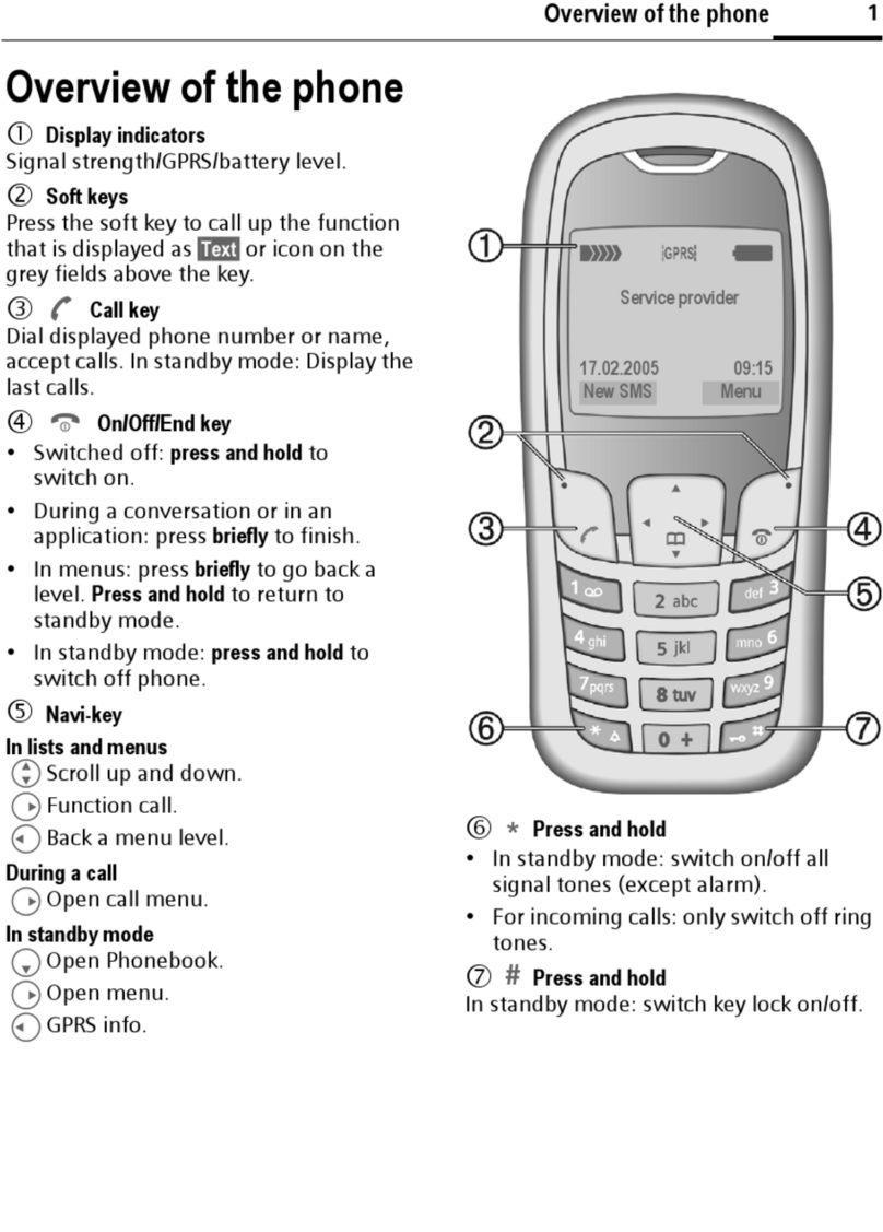 Siemens A62 User manual Siemens A62 User manual