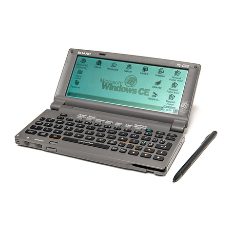 Sharp Mobilon HC-4000 User manual