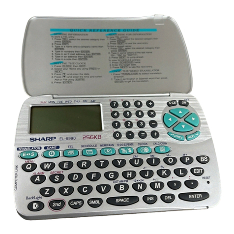 Sharp EL-6990 Operation manual