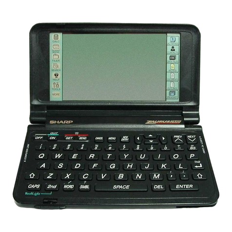 Sharp Zaurus ZR-5700 Operation manual