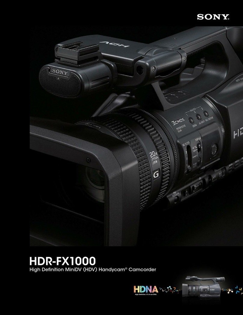Sony Handycam HDR-FX1000 User manual