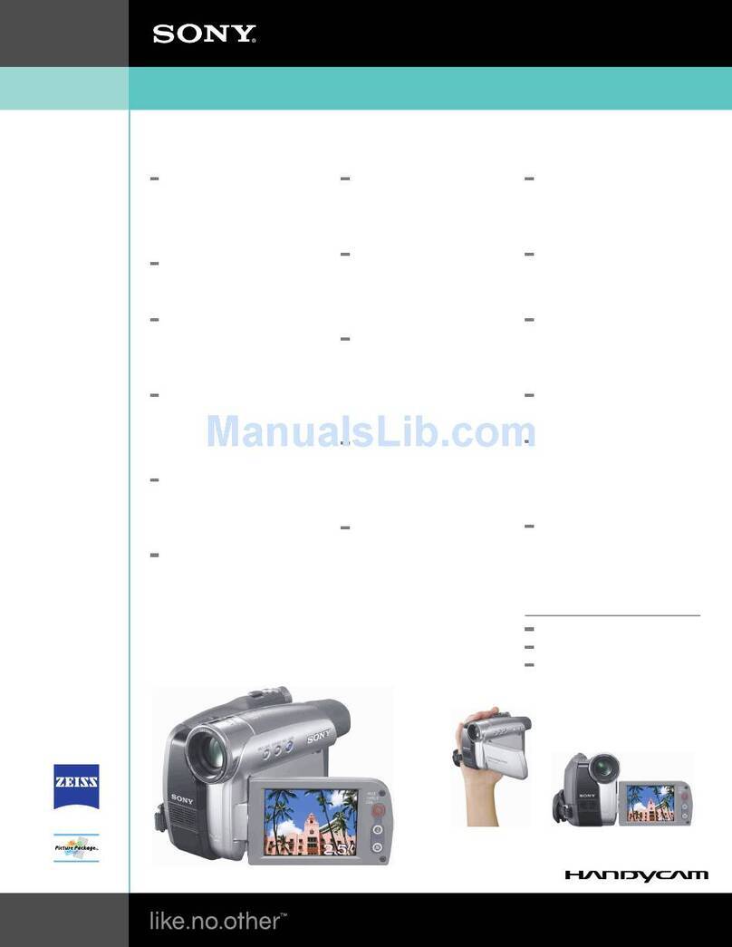 Sony MiniDV Handycam DCR-HC26 User manual Sony MiniDV Handycam DCR-HC26 User manual