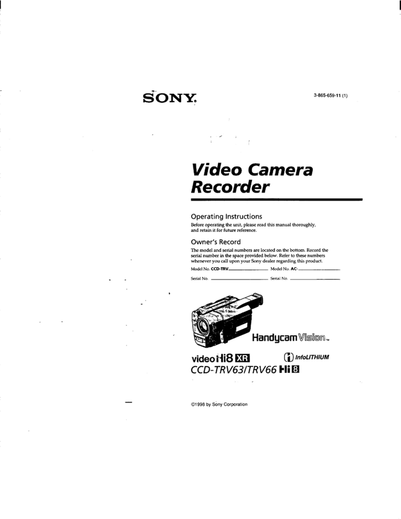 Sony Handycam CCD-TRV63 user guide