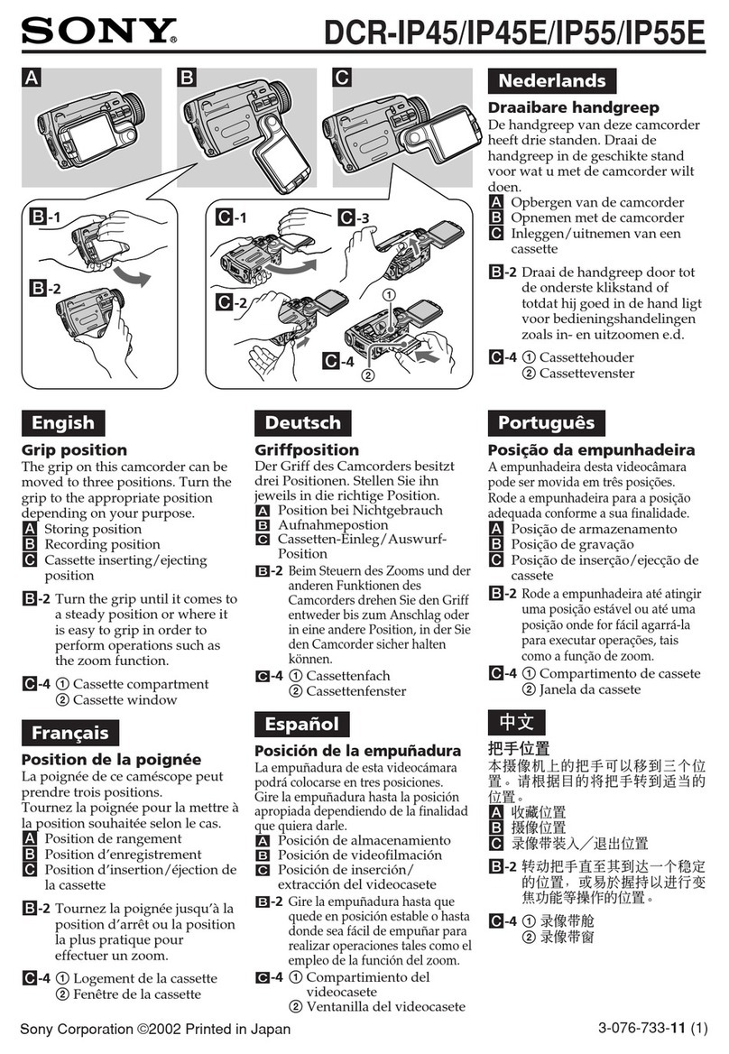 Sony DCR-IP45 - Micromv Digital Camcorder supplementary guide