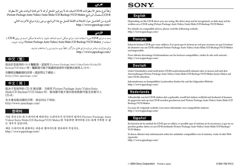 Sony DCR-HC30 - Handycam Camcorder - 680 KP Instruction Manual