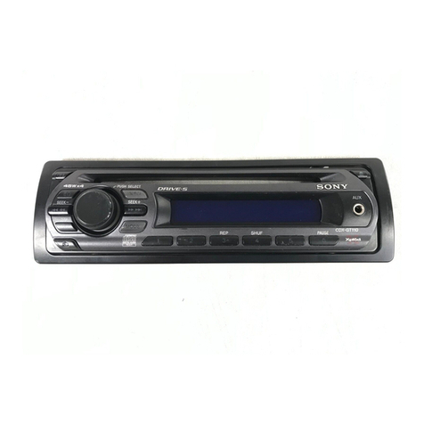 Sony CDX-GT110 Installation/connections