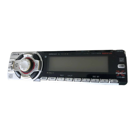 Sony CDX-FW570 - Fm/am Compact Disc Player Installation/connections