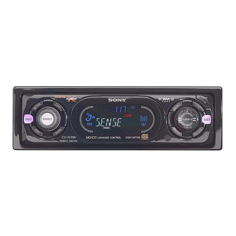 Sony CDX-CA710X Addendum to Manual