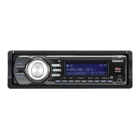 Sony CDX-GT710 - Fm-am Compact Disc Player Product guide