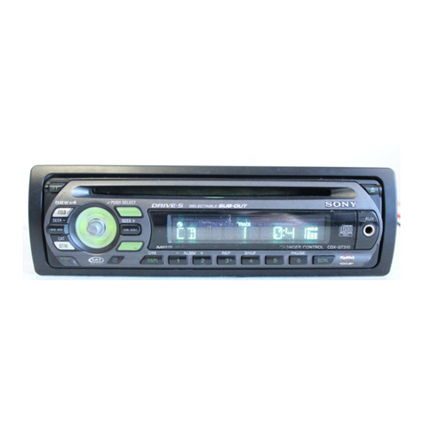 Sony CDX GT310 - Radio / CD Product guide Sony CDX GT310 - Radio / CD Product guide