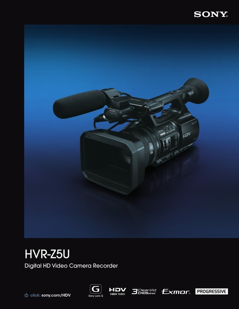 Sony HVR-Z5U User manual