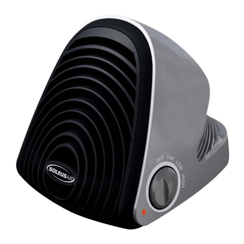 Soleus Air HC1-15-12 operating instructions