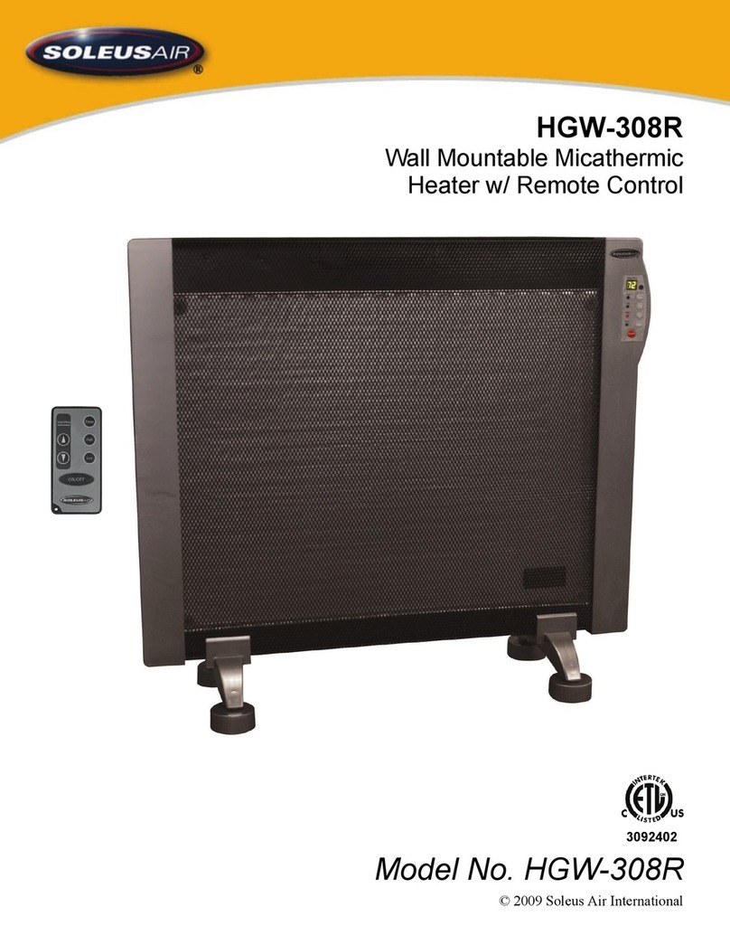 Soleus Air HGW-308 user guide