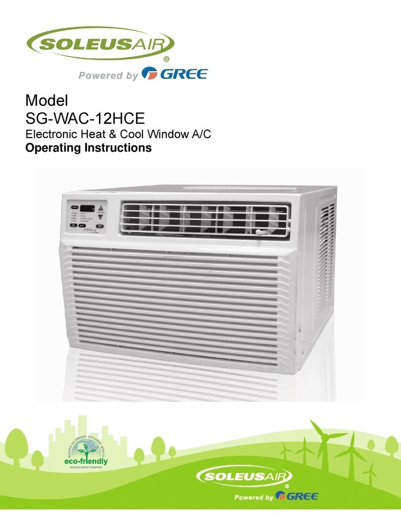 Soleus Air SG-WAC-12HCE User manual