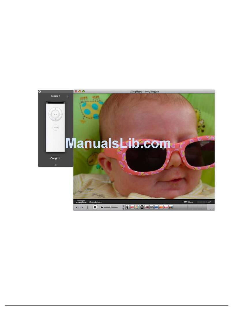 Sling Media SlingPlayer User manual