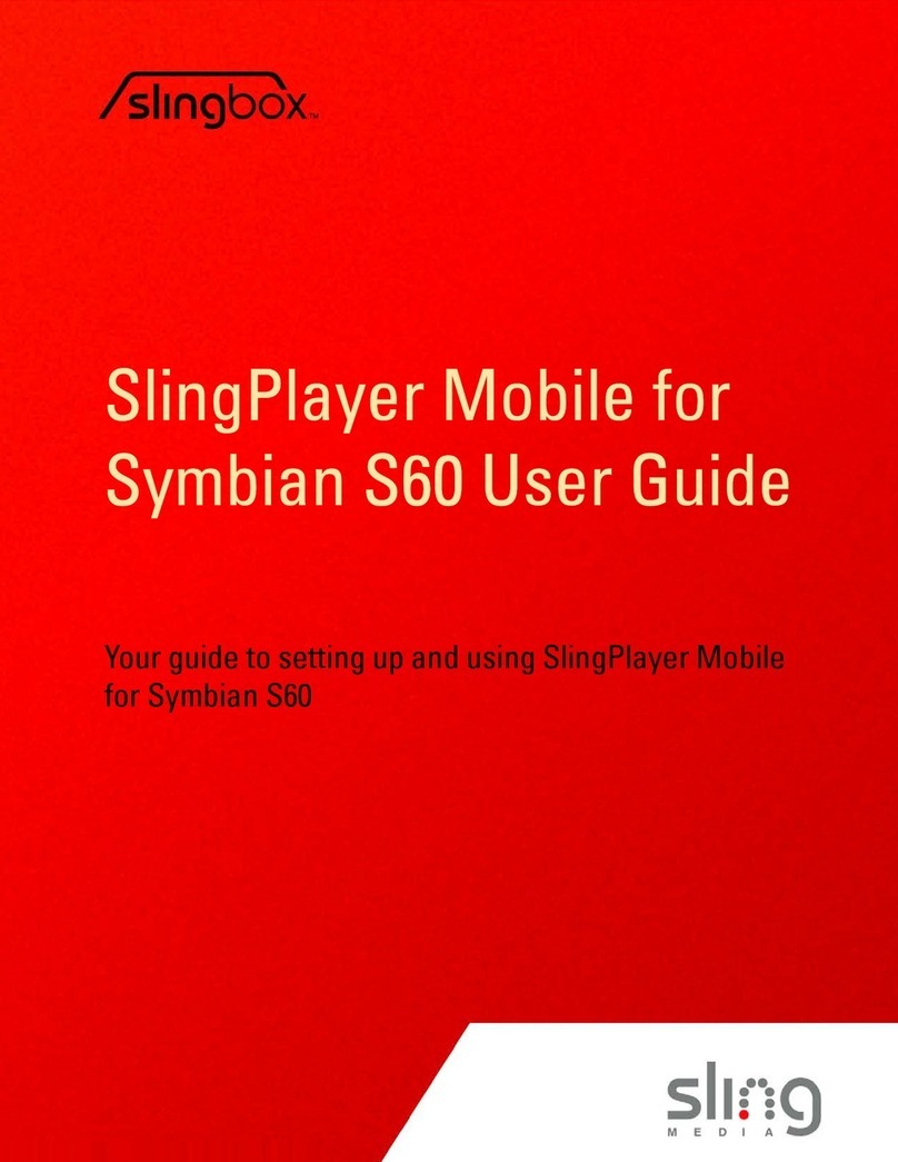 Sling Media Slingbox User manual